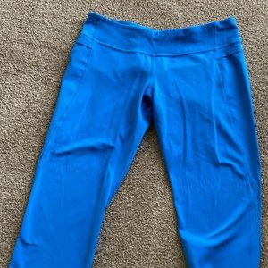 Lululemon Bright blue WU crops size 10 ❤️